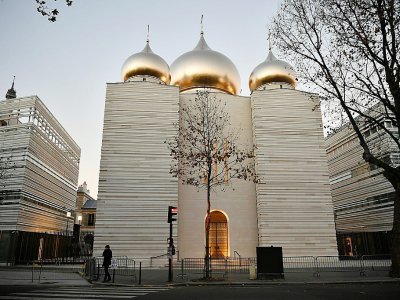 La cathédrale orthodoxe de la Sainte-Trinité à Paris le 4 décembre 2016 - Lionel BONAVENTURE [AFP/Archives]