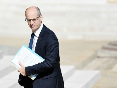 Jean-Michel Blanquer, le 31 mai 2017 à l'Elysée - STEPHANE DE SAKUTIN [AFP]