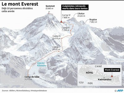 Le Mont Everest - Adrian Leung [AFP/Archives]