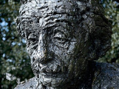 Une statue d'Albert Einstein à Washington, le 11 février 2016 - Brendan Smialowski [AFP/Archives]