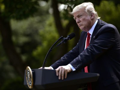 Donald Trump le 1er juin 2017 à la Maison Blanche - Brendan Smialowski [AFP/Archives]