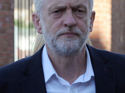 Le leader travailliste Jeremy Corbyn à Carlisle, le 4 juin 2017 - Andy Buchanan [AFP]
