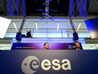 L'astronaute Thomas Pesquet lors d'une conférence de presse à Cologne le 6 juin 2017 - Roberto Pfeil [afp/AFP]