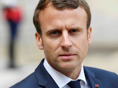 Emmanuel Macron, le 7 juin 2017 à l'Elysée, a "invité toutes les parties prenantes à poursuivre le dialogue" - bertrand GUAY [AFP]