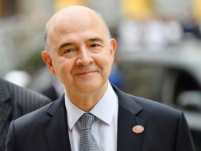 Pierre Moscovici le 11 mai 2017 à Bari - Alberto PIZZOLI [AFP/Archives]