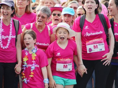 Les mamans et leurs filles ont décidé de courir l'édition 2017 de la Rochambelle. Une bonne leçon de vie aux jeunes coureuses... - Léa Quinio