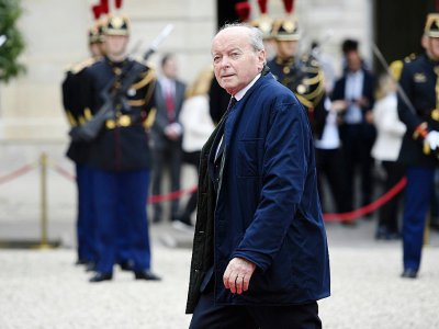Le Défenseur des droits, Jacques Toubon, arrive à l'Elysée le 14 mai 2017 - ERIC FEFERBERG [AFP/Archives]