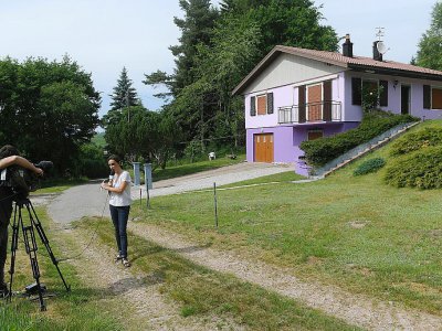 Vue sur la maison de Marcel et Jacqueline Jacob à Aumontzey, le 14 juin 2017 - Patrick HERTZOG [AFP]