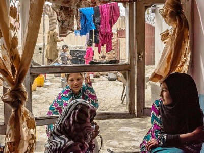 Zanabad, la ville des femmes, a compté jusqu'à 500 veuves. - Rebecca CONWAY [AFP]