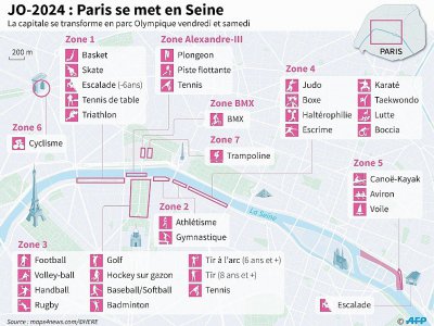 JO-2024 : Paris de met en Seine - Paz PIZARRO [AFP]