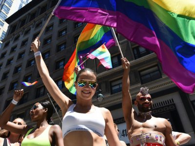 Gay Pride de New York, le 25 juin 2017 - TIMOTHY A. CLARY [AFP]