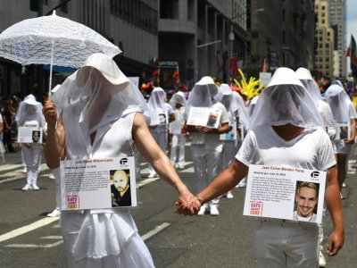 Gay Pride de New York, le 25 juin 2017 - TIMOTHY A. CLARY [AFP]