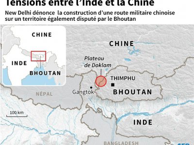 Tensions entre la Chine et l'Inde autour d'une route militaire - Mehdi BOUDARENE, Valentina BRESCHI [AFP]