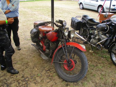 L'une des premières motos Indian - Anthony Derestiat