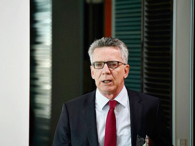 Le ministre de l'Intérieur allemand   Thomas de Maizière, le 28 juin 2017 à Berlin - John MACDOUGALL [AFP]
