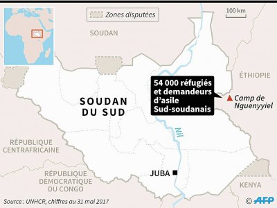 Camp de réfugiés de Nguenyyiel - AFP [AFP]