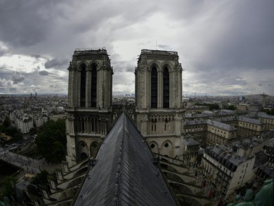 Vue sur la cathédrale Notre-Dame de Paris, le 28 juin 2017 - Martin BUREAU [AFP/Archives]