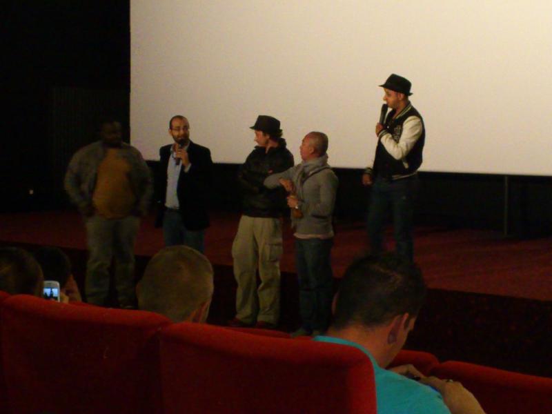 De gauche à droite: Issa Doumbia, Djamel Bensalah, Julien Courbey, Steve Tran, Booder