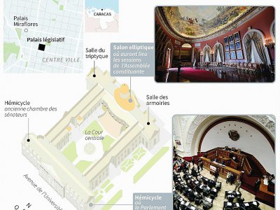 Le Parlement vénézuélien - Nicolas RAMALLO [AFP]
