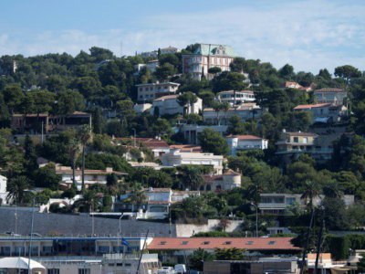 Vue des demeures du parc Talabot à Marseille, le 14 août 2017 - BERTRAND LANGLOIS [AFP]