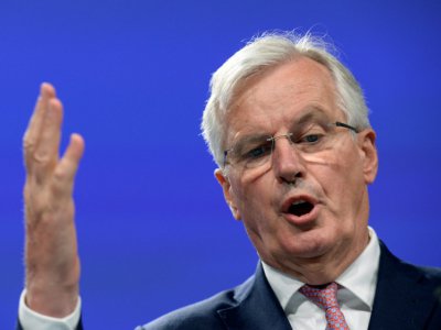 Le négociateur en chef européen pour le Brexit, Michel Barnier, le 20 juillet 2017 à Bruxelles - THIERRY CHARLIER [AFP/Archives]