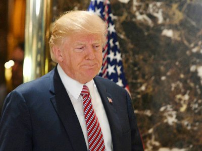 Le président américain Donald Trump, le 15 août 2017 à New York - JIM WATSON [AFP]