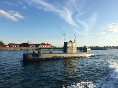 Le sous-marin Nautilus à Copenhague, le 10 août 2017 - Anders Valdsted [Scanpix Denmark/AFP/Archives]