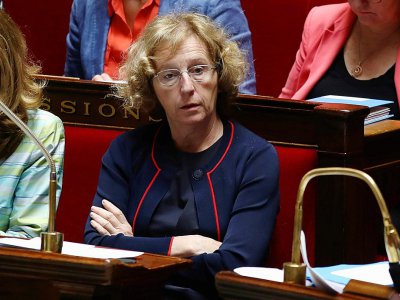 La ministre du Travail Muriel Pénicaud à l'Assemblée nationale, le 9 août 2017 - JACQUES DEMARTHON [AFP/Archives]