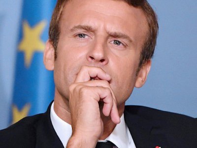 Le président français  Emmanuel Macron (G) lors d'une conférence de presse au  Luxembourg, le 29 août 2017. - Christian LIEWIG [POOL/AFP]
