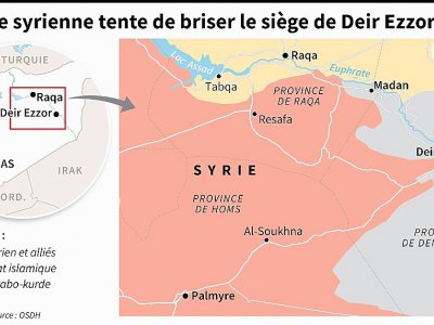L'armée syrienne tente de briser le siège de Deir Ezzor - Simon MALFATTO [AFP]