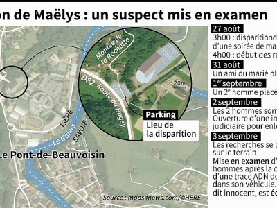Disparition de Maëlys : un suspect mis en examen - Paul DEFOSSEUX [AFP]