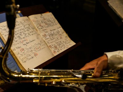 "Le jazz s'est imposé en Chine très progressivement. Après les réformes des années 1970, l'influence du jazz occidental contemporain a été très forte", confie Li Minsheng, un des membres du groupe "Old Jazz Band". - CHANDAN KHANNA [AFP]