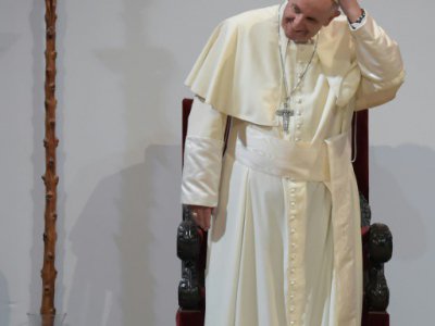 Le pape François à Medellin, en Colombie, le 9 septembre 2017 - Raul Arboleda [AFP]