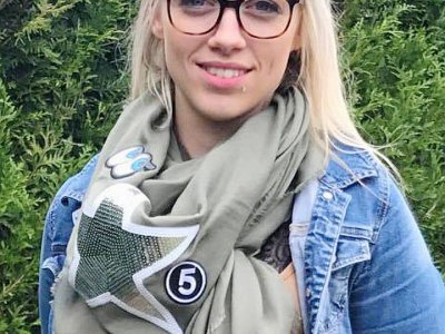 Julie Russeau, 23 ans, étudiante en BTS coiffure. originaire de Saint-Pierre-sur-Dives (14). - Maxence Gorréguès