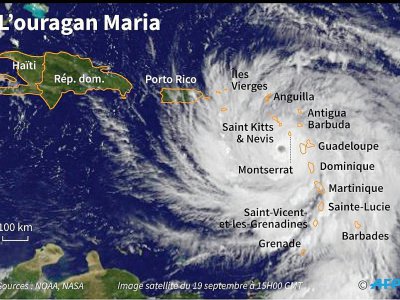 L'ouragan Maria - Anella RETA [AFP]