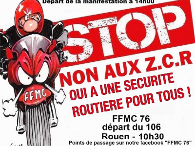 Les motards vont manifester au Havre - ffmc76