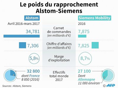 Le poids du rapprochement entre Alstom et Siemens - Vincent LEFAI [AFP]