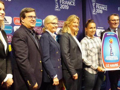 Les organisateurs de la Coupe du monde de football féminin 2019 font le tour des villes hôtes, dont Le Havre. - Gilles Anthoine