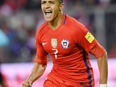 Alexis Sanchez a été lui décisif avec le Chili, le 5 octobre 2017 à Santiago - Martin BERNETTI [AFP]