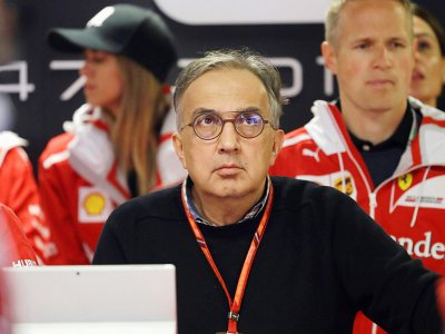 Le Président de Ferrari Sergio Marchionne lors des qualifications pour le GP d'Italie, le 2 septembre 2017 à Monza - Luca Bruno [POOL/AFP/Archives]