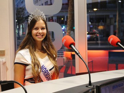 Alexane Dubourg, Miss Normandie 2017, 1,70 m, est âgée de 20 ans. - Jean-Baptiste Bancaud