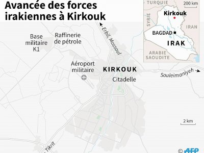 Avancée des troupes irakiennes à Kirkouk - Jonathan STOREY [AFP]