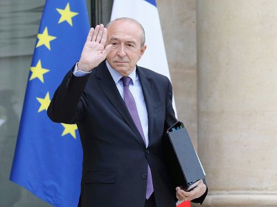 Gérard Collomb, le 11 octobre 2017 à l'Elysée - LUDOVIC MARIN [AFP]