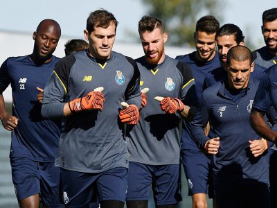 Les joueurs de Porto à l'entraînement le 31 octobre 2017 - MIGUEL RIOPA [AFP]
