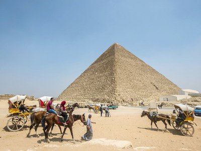 La pyramide de Khéops, le 31 août 2016 à Gizeh, en Egypte - KHALED DESOUKI [AFP/Archives]
