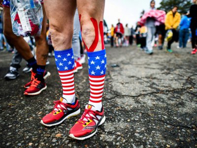 Des compétiteurs lors du marathon de New York, le 5 novembre 2017 - Jewel SAMAD [AFP]