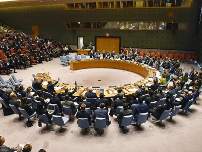 Le Conseil de sécurité de l'ONU le 24 octobre 2017 - TIMOTHY A. CLARY [AFP/Archives]
