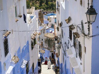 La ville de Chefchaouen, dans le nord-ouest du Maroc, le 19 septembre 2017 - FADEL SENNA [AFP/Archives]