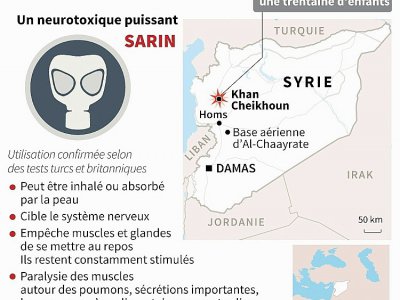 Attaques chimiques en Syrie - Gal ROMA, Laurence CHU, Simon MALFATTO, Laurence SAUBADU [AFP]