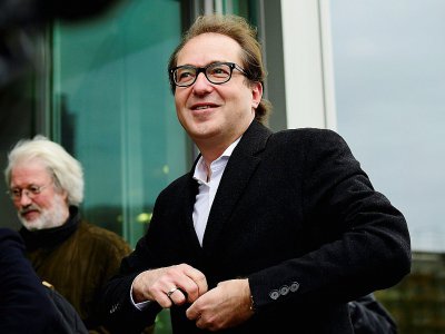 Alexander Dobrindt, membre de la CSU, parti bavarois allié de Mme Merkel arrive à Berlin, le 18 novembre 2017 - Tobias Schwarz [AFP]